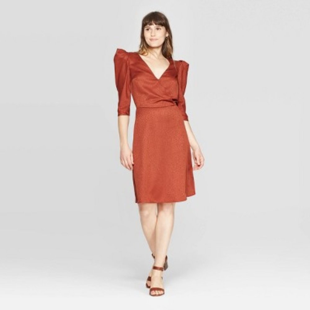 *NWT* Wms Sz. XXL V-Neck Midi Dress